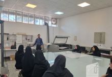 گزارش تصویری بازدید دانش آموزان هنرستان دخترانه زكرياي رازي 